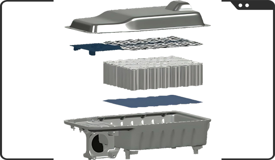 07 电池模组导热封装